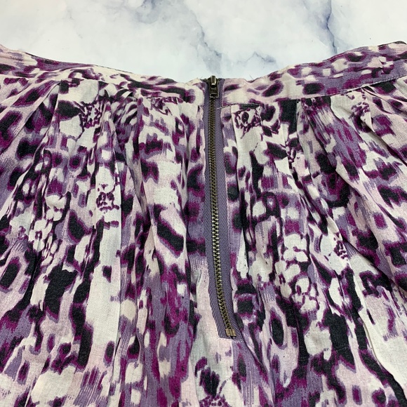 Urban Outfitters Kimchi Blue Purple Leopard Skirt - Picture 3 of 8